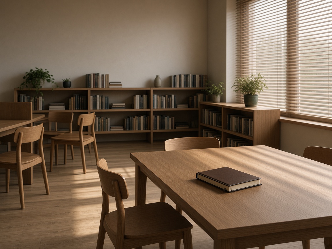 Quiet chairs and shelves in the Abundant Hands room